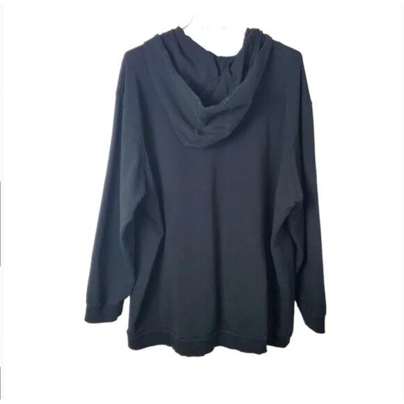 Universal Standard Fundamental French Terry Zip Up Hoodie 4XS 00 0 NWT Black - Picture 3 of 4